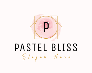 Feminine Salon Watercolor logo design