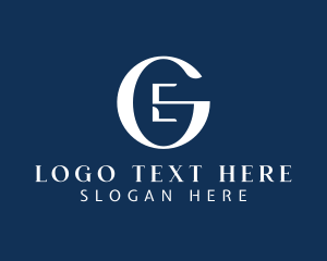 Letter Ge - Professional Realtor Agency logo design