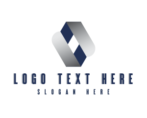 Premium Origami Letter O Logo