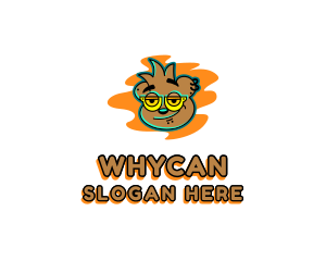 Play - Bear Streamer Piercing logo design