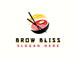 Ramen Noodle Restaurant logo design