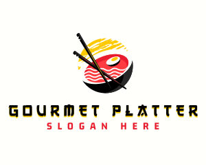 Ramen Noodle Restaurant logo design