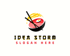 Ramen Noodle Restaurant logo design