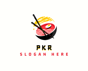 Ramen Noodle Restaurant logo design