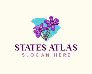 South Carolina Flower Garden logo design