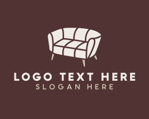 Upholsterer - Sofa Couch Furniture logo design