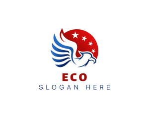 Eagle United States America Logo