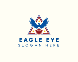 Flag Philippine Eagle Stars logo design