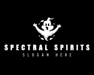 Spooky Ghost Spirit logo design