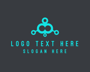 Modern - Technology Network Software logo design