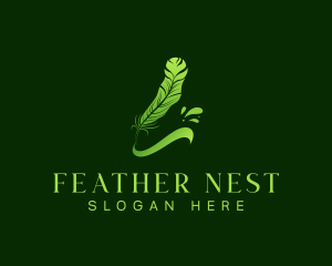 Feather - Feather Quill Ink logo design