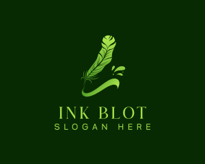 Feather Quill Ink logo design