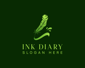 Feather Quill Ink logo design