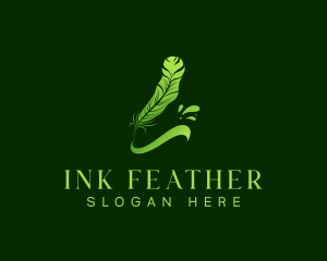 Quill - Feather Quill Ink logo design