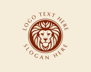 Jungle - Regal Lion Animal logo design