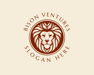 Regal Lion Animal logo design