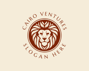 Regal Lion Animal logo design