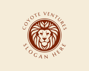 Regal Lion Animal logo design