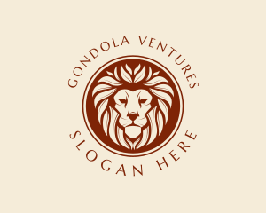 Regal Lion Animal logo design