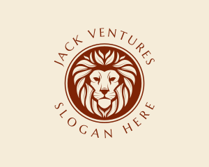 Regal Lion Animal logo design