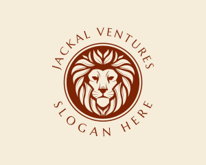 Regal Lion Animal logo design