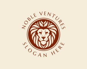 Regal Lion Animal logo design