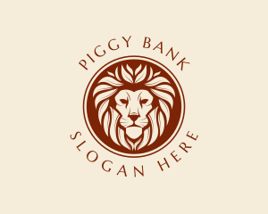 Regal Lion Animal logo design