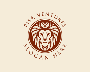 Regal Lion Animal logo design