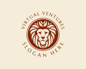 Regal Lion Animal logo design