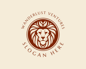 Regal Lion Animal logo design