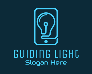 Light Bulb Mobile logo design