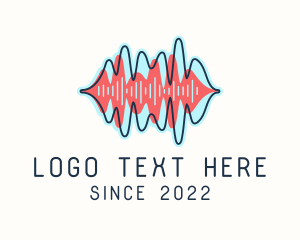 Streaming - Speech Sound Wave logo design