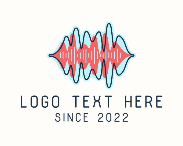 Podcast - Speech Sound Wave logo design