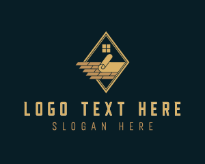 Textiles - Flooring Tile Pavement logo design