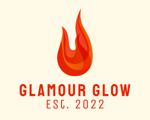 Hot - Hot Flaming Torch logo design