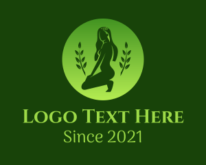 Organic Products - Sexy Nature Woman logo design