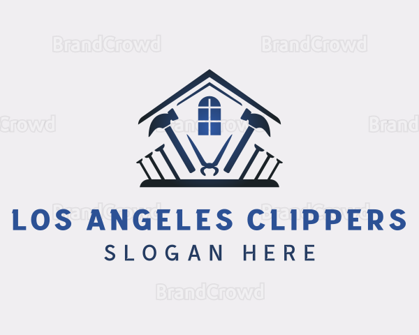 House Construction Repair Logo