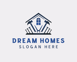 House Construction Repair Logo