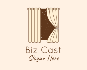 Window Curtain Decoration  Logo