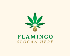 Cannabis Natural Oil logo design