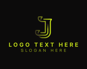 Lettermark - Legal Corporate Firm Letter J logo design