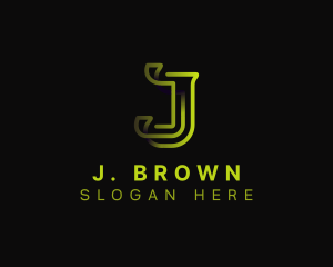Legal Corporate Firm Letter J logo design