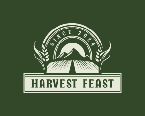 Mountain Farming Field logo design