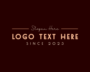 Fancy Stylish Company Logo