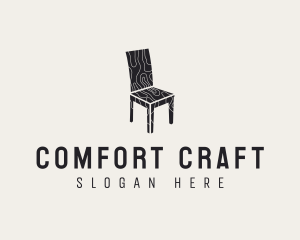 Upholsterer - Furniture Wooden Chair logo design