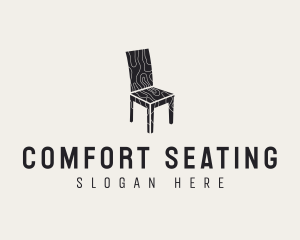 Furniture Wooden Chair logo design