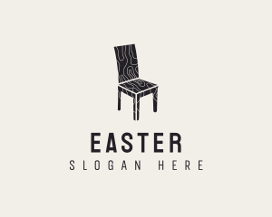Interior - Furniture Wooden Chair logo design