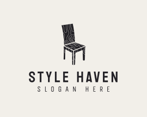 Furniture - Furniture Wooden Chair logo design