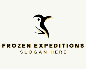 Antarctic - Wild Arctic Penguin logo design