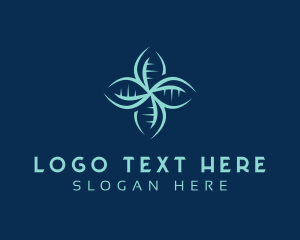Tech - Leaf Biotech Research logo design